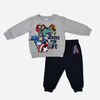 Marvel 2 Piece Fleece Jogger Set Grey