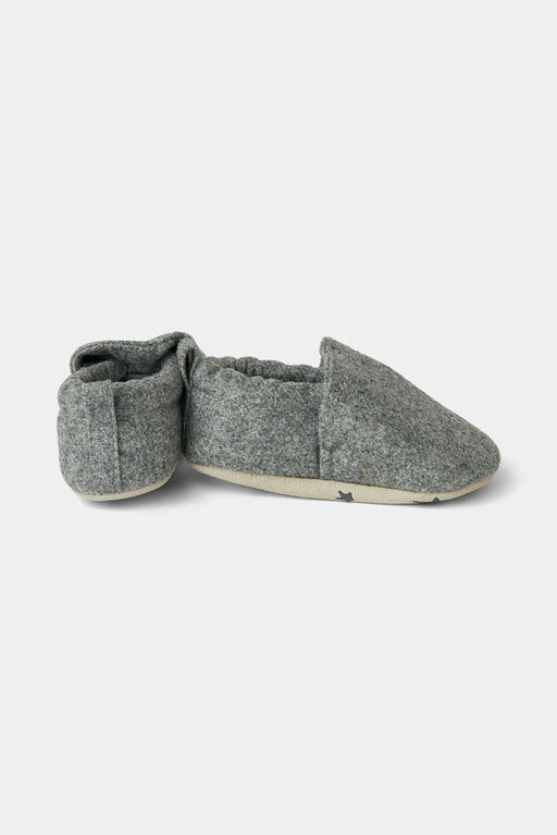 RISE Little Earthling Slide On Shoes Grey