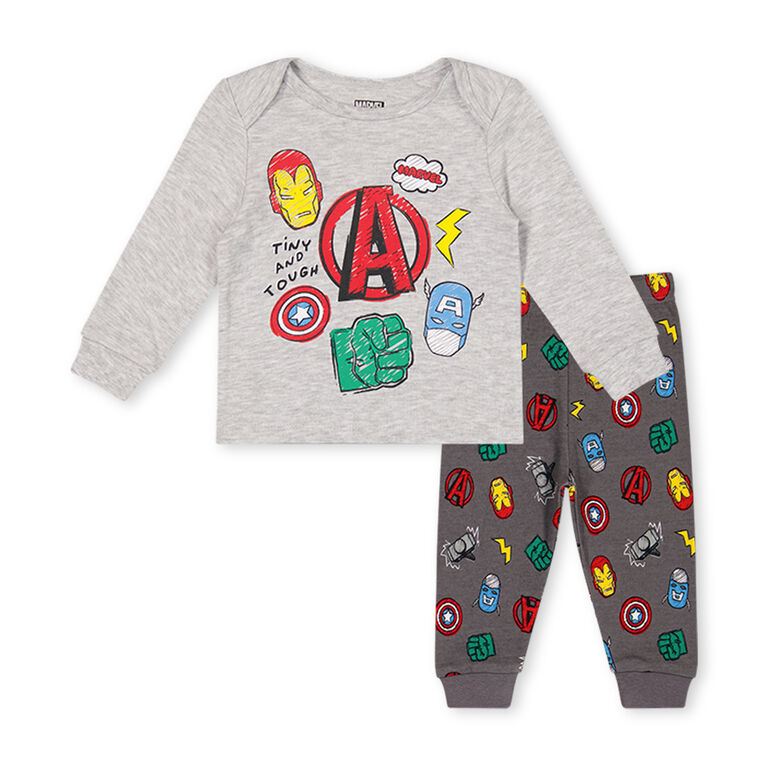 Avengers Sleep Set Grey 18/24M