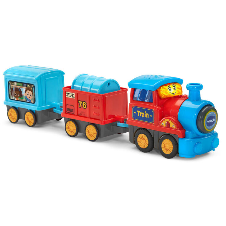 VTech Super circuit train éducatif + Adam train marchand - Édition anglaise