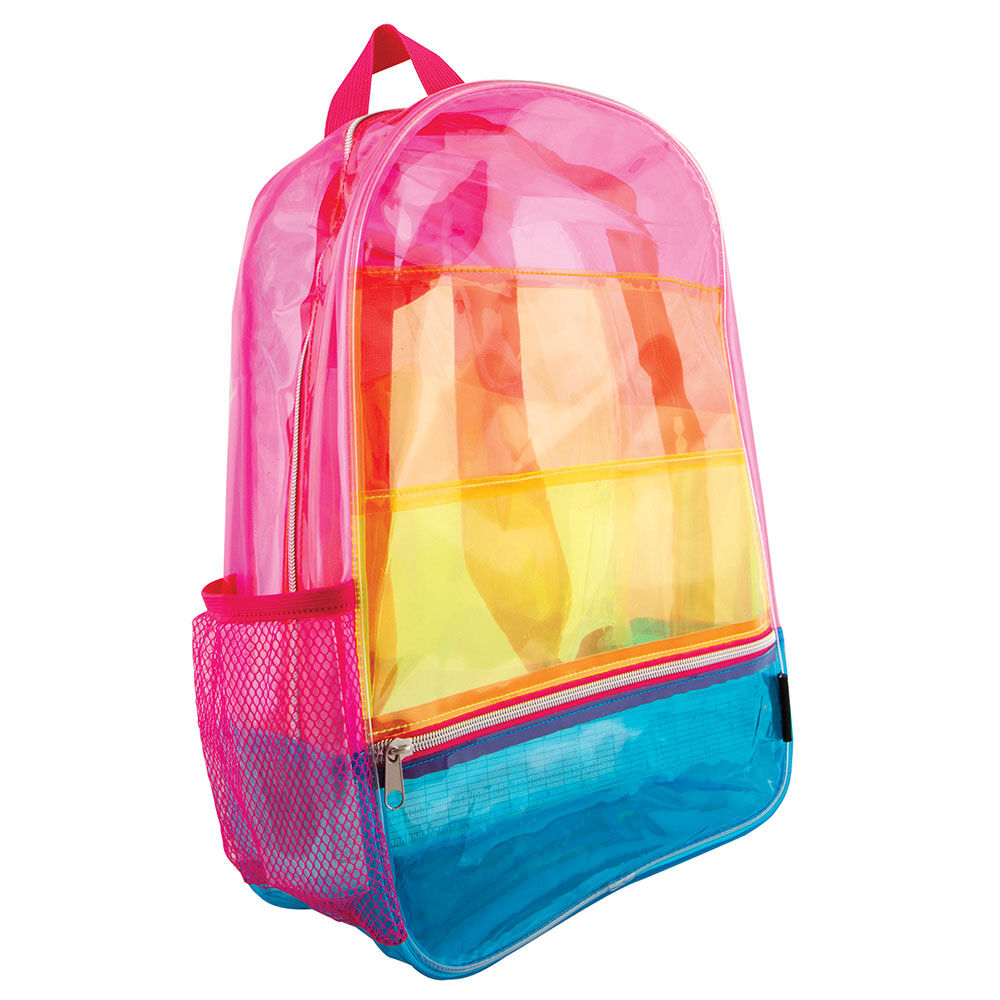 Sac transparent multicolor discount