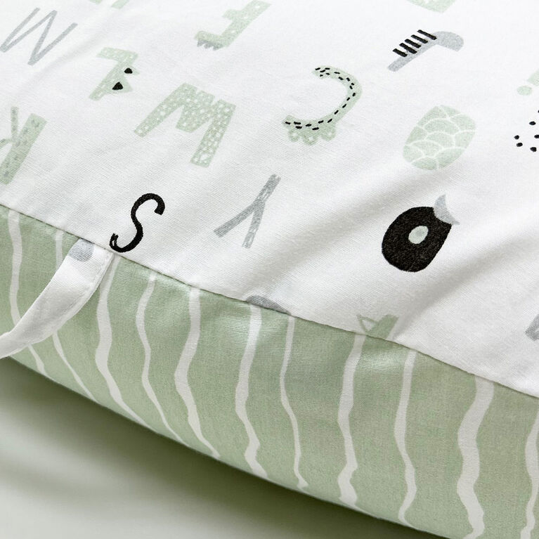 Koala Baby-SAGE ALPHABET 2 SIDED NURSING CUSHION