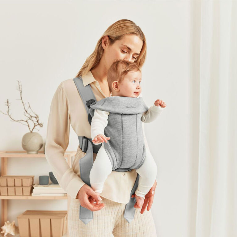 BabyBjorn Baby Carrier Mini 3D Jersey Light Grey