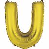 14" Gold Letter Balloons - U