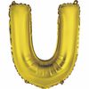 Ballons en forme de lettre or 14 " - U