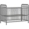 Monarch Hill Ivy Metal Crib, Gray