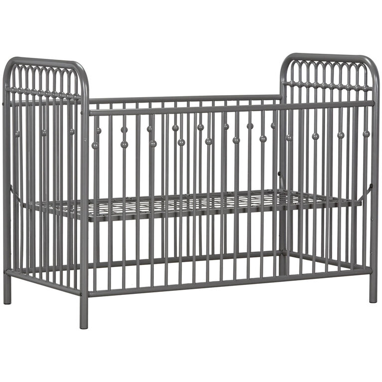 Monarch Hill Ivy Metal Crib, Gray