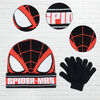 Spider-Man Hat And Glove Set Black And Red