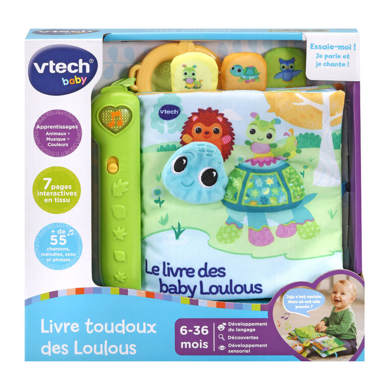 VTech Turtle's Busy Day Soft Book - French Edition