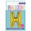 Ballons en forme de lettre or 14 " - H