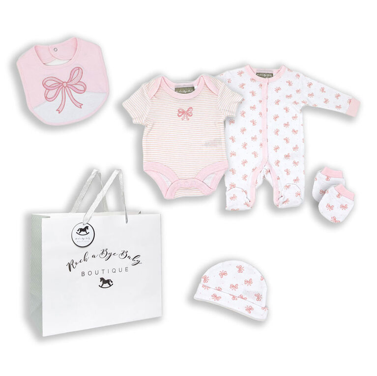 Rock A Bye Baby 5 Piece Bow 0-3M