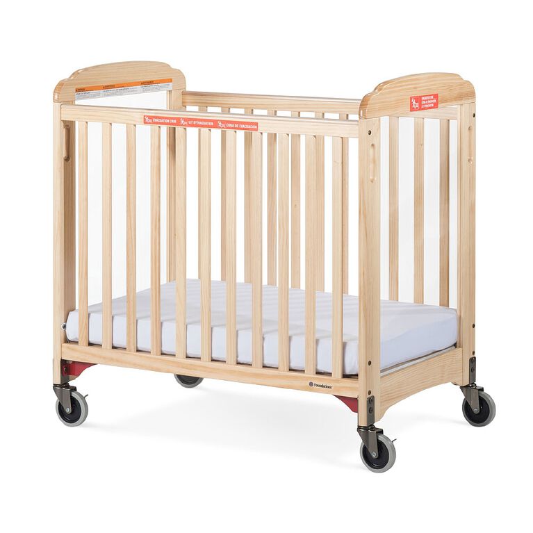 Foundations Next Gen First Responder Evacuation Compact Crib, Natural