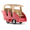 Foundations Gaggle 6 Multi-Passenger Buggy with Soft-Stop Brake;Red/Tan
