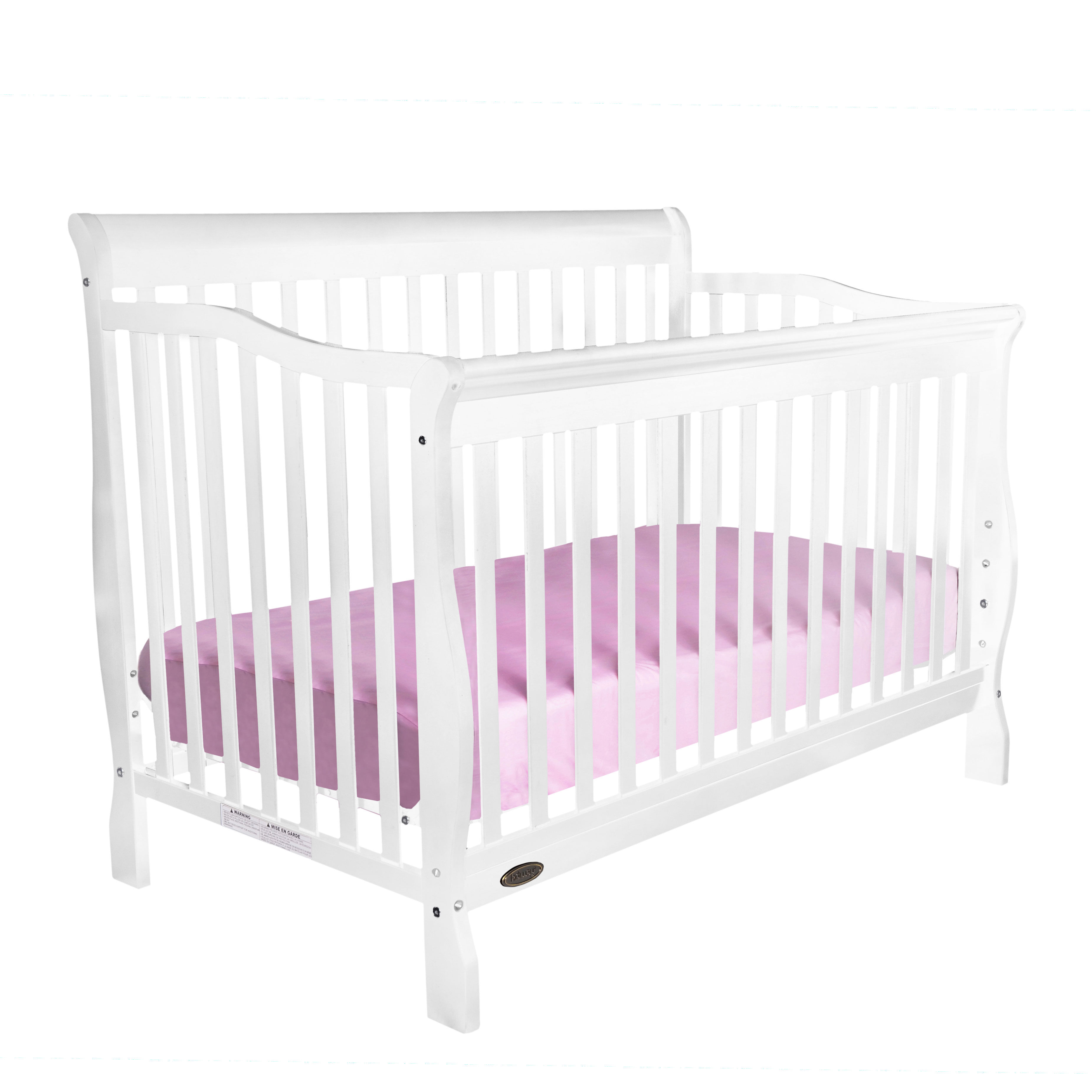 white 4 in 1 crib