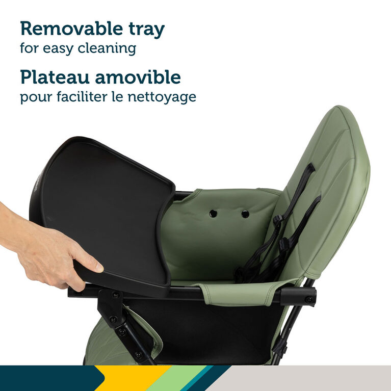 Safety 1st Compact Lily Highchair - Mineral Green