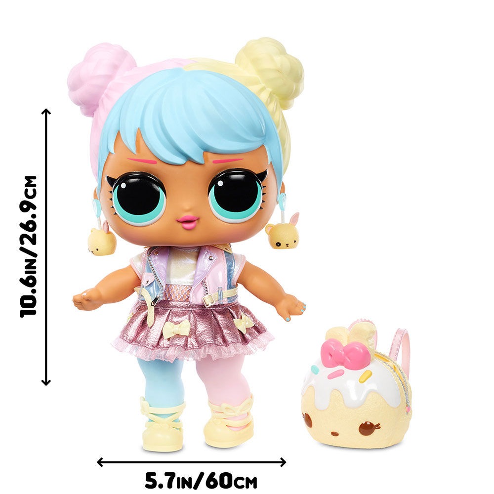 L.O.L. Surprise Big B.B. Big Baby Bon Bon 11 Large Doll Unbox Fashions Shoes Accessories Includes Playset Desk Chair and Backdrop Toys R Us Canada