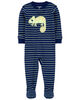 2-Way Zip Cotton Sleep & Play Pajamas 18M
