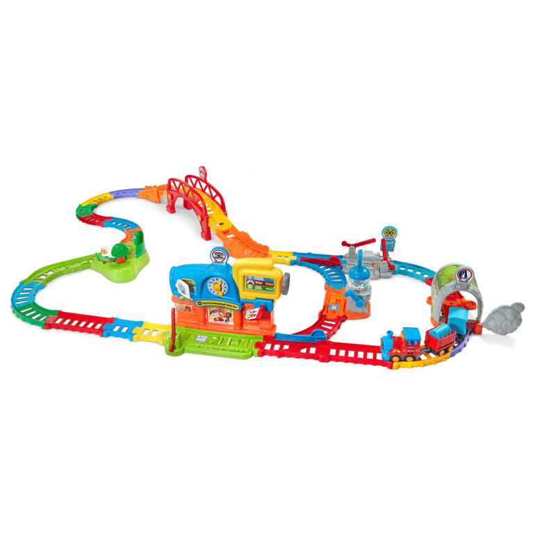 VTech Super circuit train éducatif + Adam train marchand - Édition anglaise
