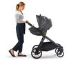 Le siège auto City GO de Baby Jogger - noir/gris.