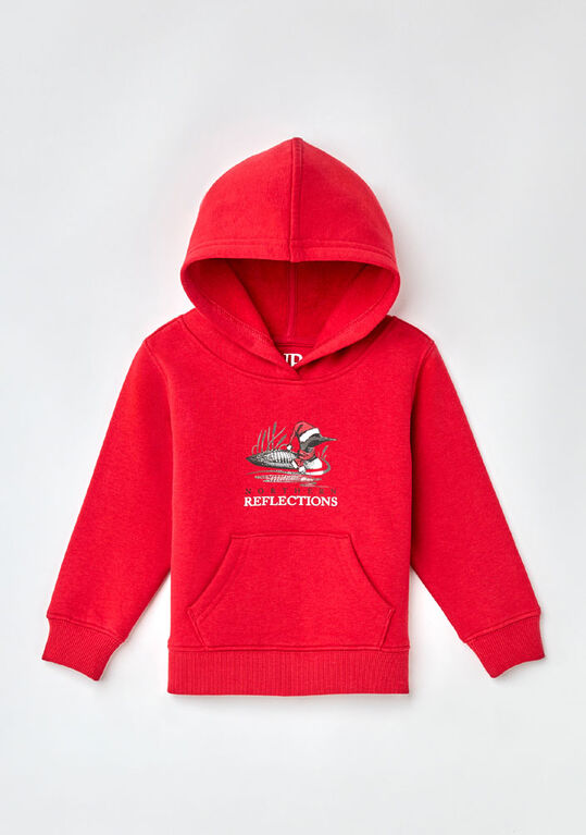 Northern Reflections Iconic Santa Hat Loon Chandail &agrave; capuchon Rouge 6-9M