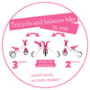 Chillafish Bunzi: 2-in-1 Gradual Balance Bike & Tricycle, Pink