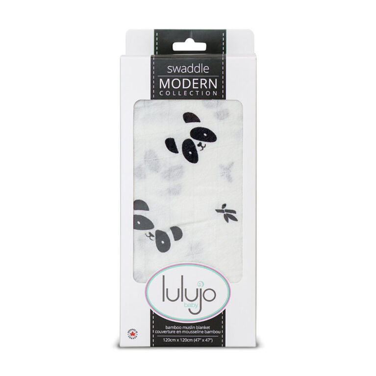 Lulujo Bamboo Muslin Swaddle Blanket Panda Babies R Us Canada