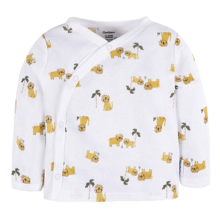 Gerber Childrenswear    Ensemble Ramenez-Moi à la Maison à boutons pression côté Lions Nouveau-Né