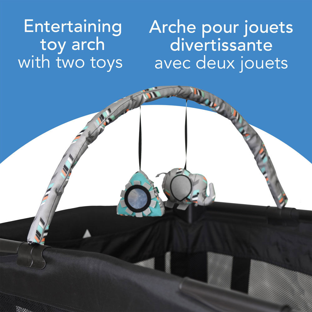 Cosco Funsport Deluxe Playard Black Arrow