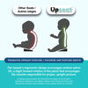 Upseat Floor And Booster Seat - Coconut