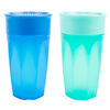 Gobelet de transition de Dr. Brown's Milestones Cheers360 300 ml paquet de 2 bleu et vert.