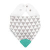 Bazzle Baby Banda Bib Teether 2pk - Triangle/Stripe