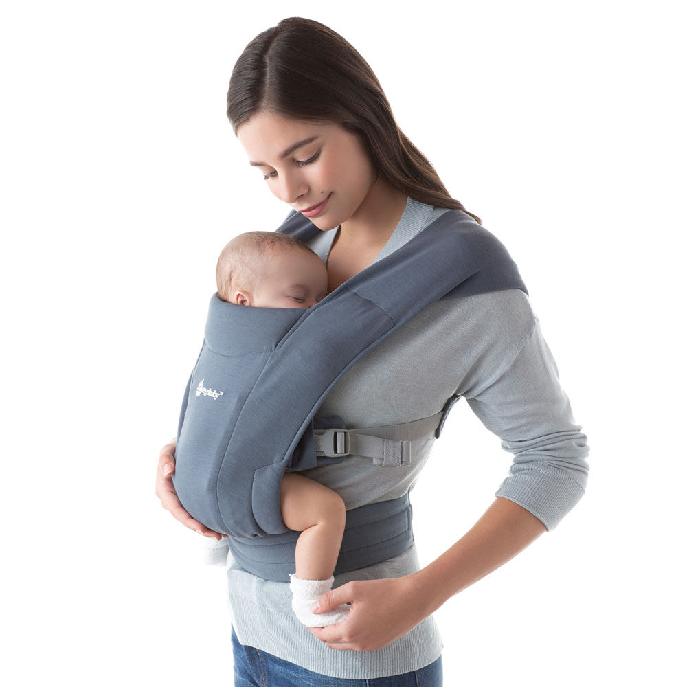 Ergobaby Embrace Cozy Newborn Carrier Oxford Blue Babies R Us Canada