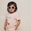 short-sleeve play all day organic bodysuit , 6-9m - light pink