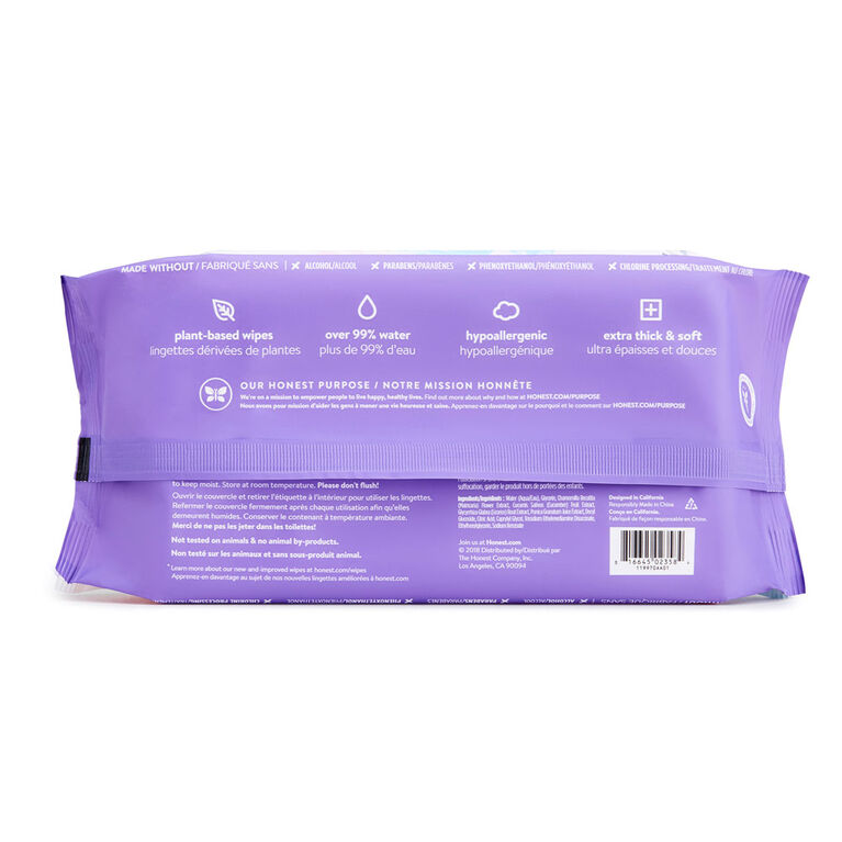 The Honest Company - Lingettes pour bébés - 72 unités