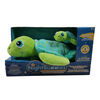 Ensemble NightBuddies and BabyBuddies Tortue Verte de 15" and 5" en Peluche Yeux Lumineux