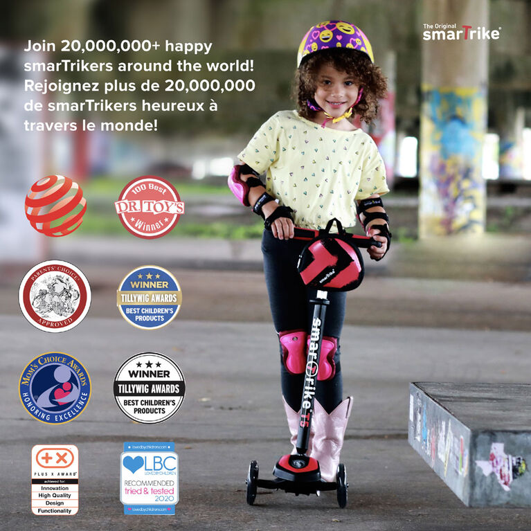 smarTrike T1 3 Stage scooTer - Pink