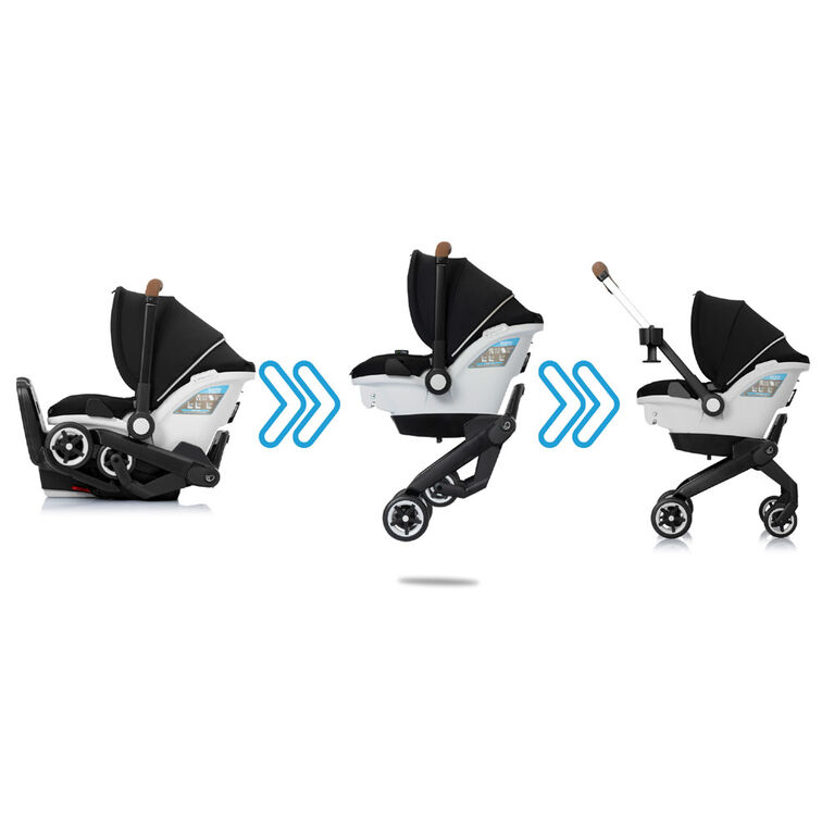 combo siège d'auto et poussette Shyft DualRide Gold d'Evenflo