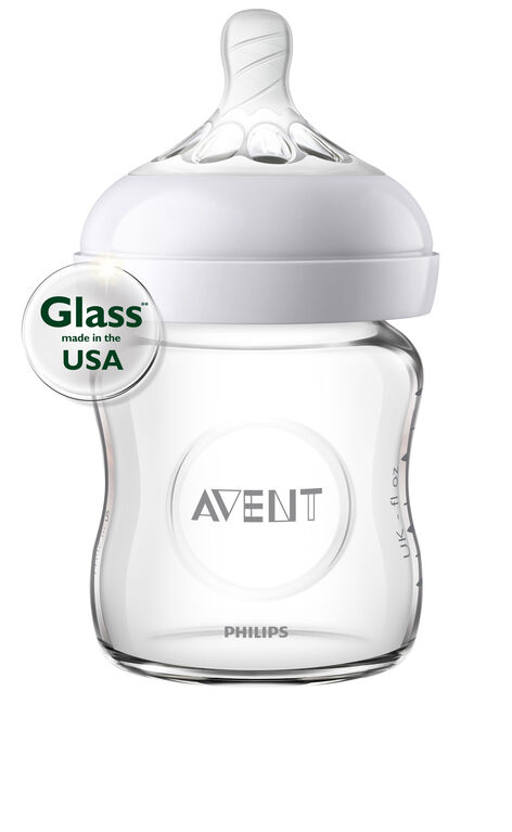 Philips Avent Natural Glass Bottle Baby Newborn Starter Set - R Exclusive