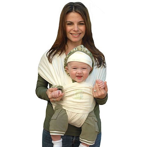 Baby K Tan Natural Organic Baby Carrier Large