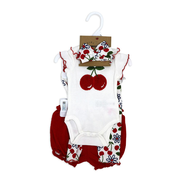 Mini Hop 4 Piece Set: Red Cherry