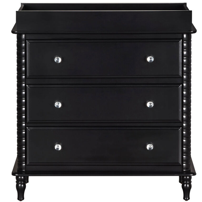 Rowan Valley Linden 3 Drawer Dresser, Black