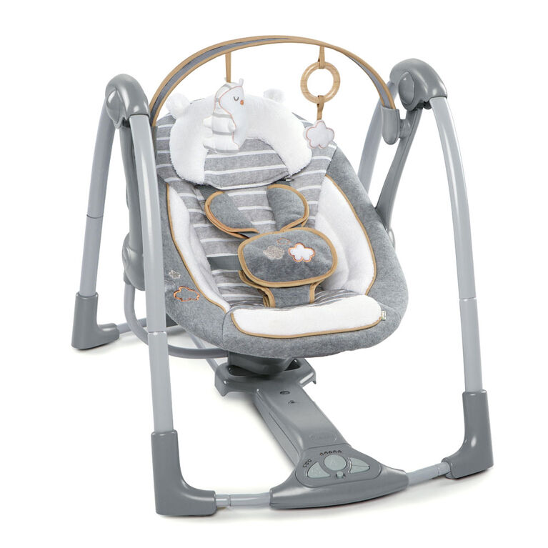 Ingenuity Boutique Collection Swing 'n Go Portable Swing - Bella Teddy