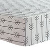 Kushies Playard Sheet Flannel Black & White One Direction