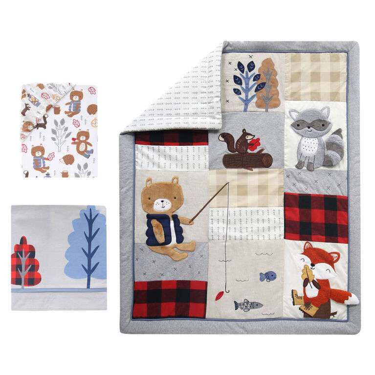 Lambs & Ivy Little Campers 3Piece Crib Bedding Set Babies R Us Canada