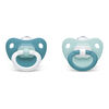 Sucettes orthodontiques NUK, 0-6 mois, paquet de 2, couleurs assorties