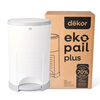 Dekor Eko Plus Diaper Pail, White