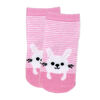 Small Wonder - Baby Sock,Pink Bunny 6-12M