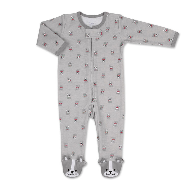 Koala Baby Dog Footie Zip-Front Sleeper, 3-6 Months