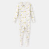 doux pyjama une pièce, 3-6m - blanc