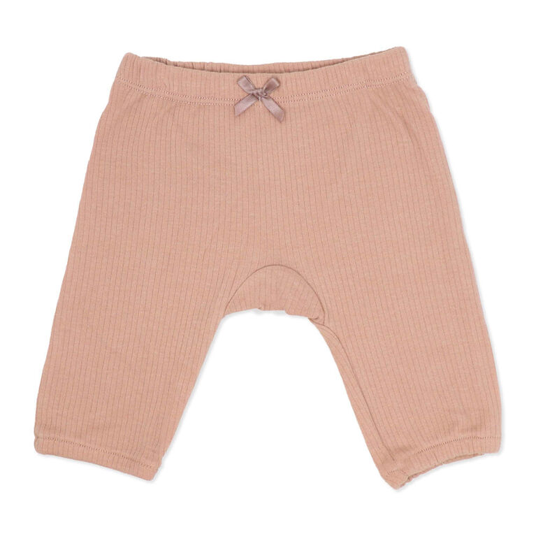 Baby Mode Ensemble de leggings 3 pièces : motif floral rose